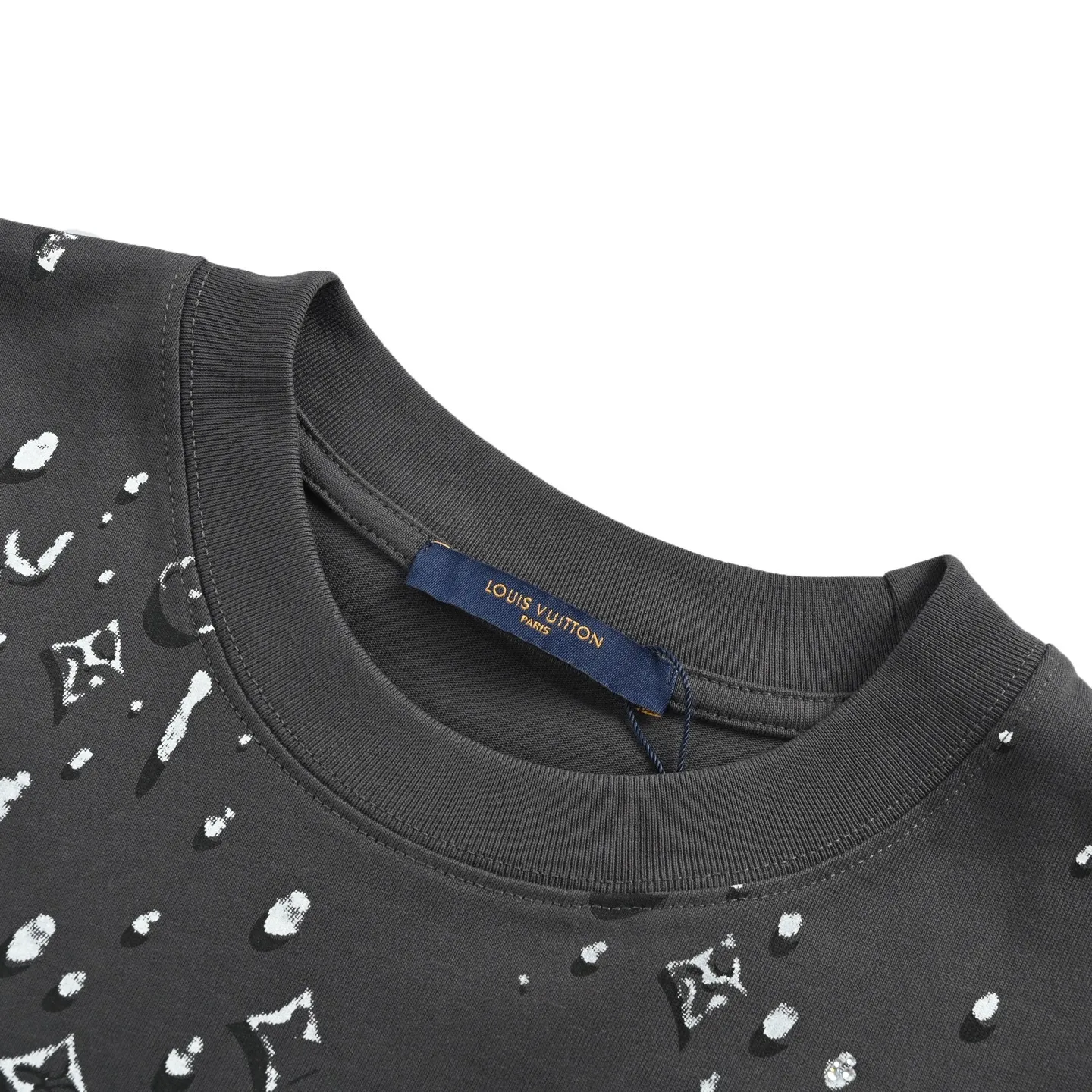 Louis Vuitton/Louis Vuitton 26ss 3D presbyopia water drop print short sleeves